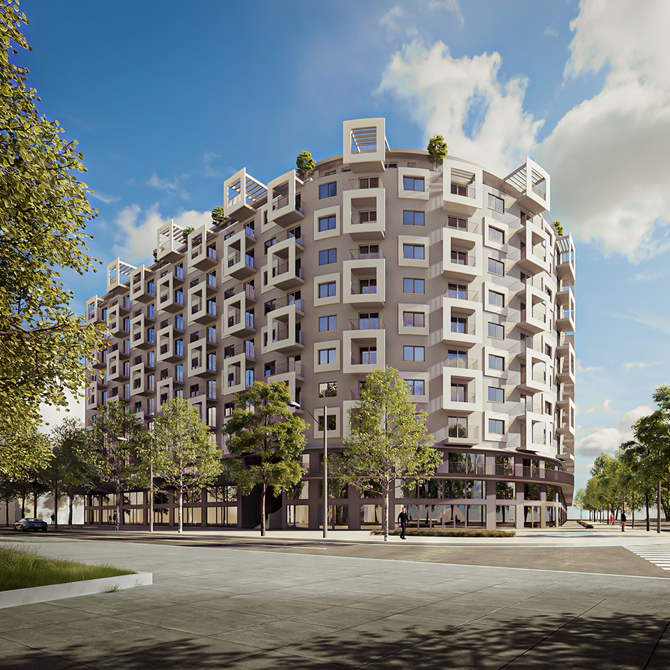 Tirana Central Residences residential project in Tirana